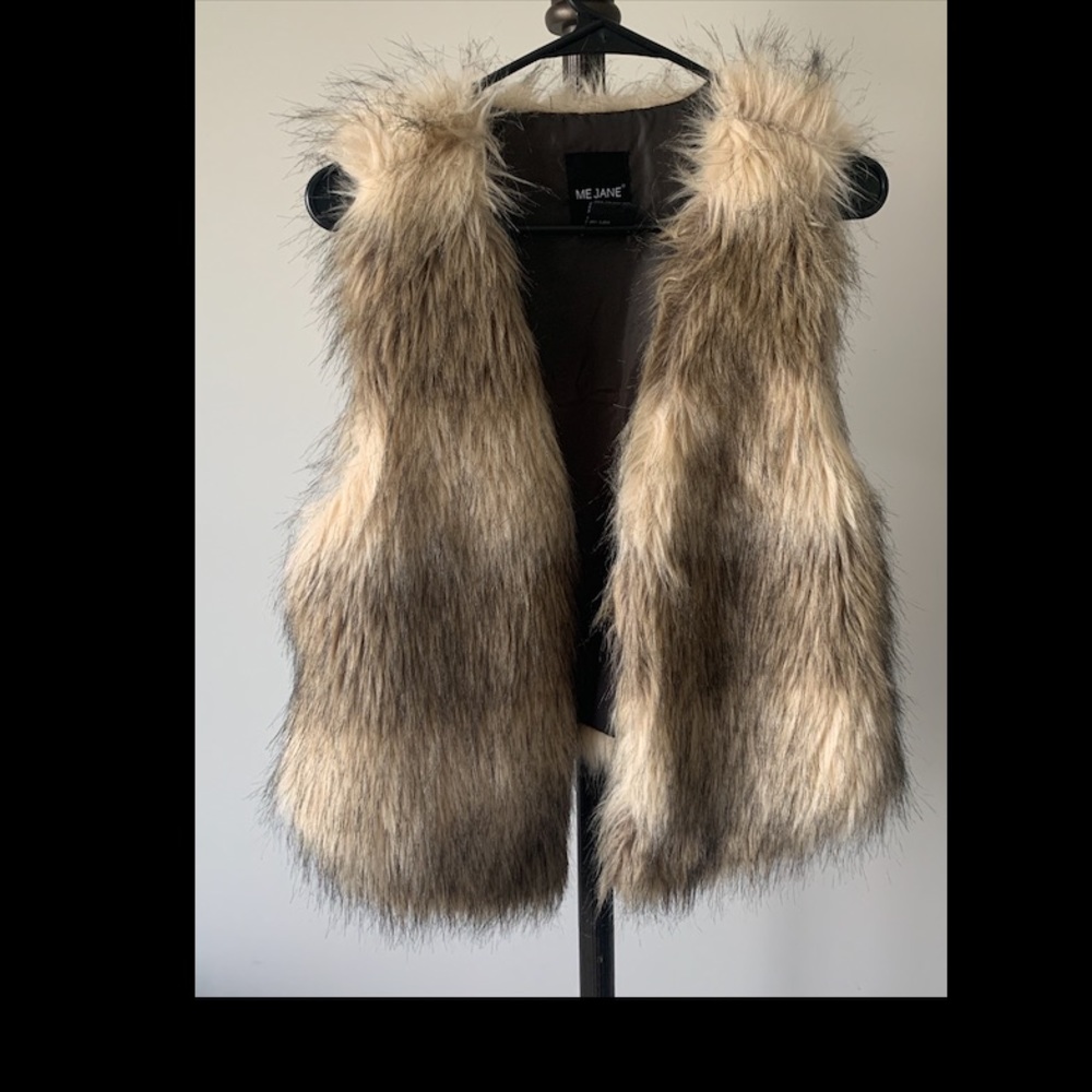 Faux Fur Vest LARGE